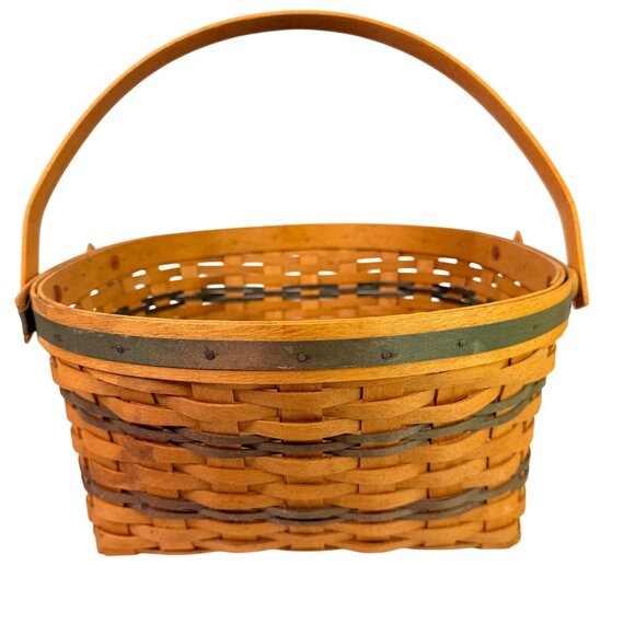 1996 Longaberger community Basket Traditions Collection Woven Basket Dual Handle - Picture 5 of 8
